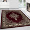 Teppium Kurzflor Teppich Wohnzimmer 300x400 cm Rot Vintage Look - Orientteppich Waschbar, Orientalisch Design, Pflegeleicht und Weich - Ideal für Schlafzimmer, Esszimmer und als Küchenteppich