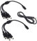 2pcs/Pack DC 1 Buchse zu 3 Stecker 5,5mmx2,1mm DC Splitter Kabel stromkabel verteiler CCTV Splitter LED Splitter Kabel Y Splitter für CCTV Kamera LED Streifen