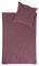 jilda-tex Bio-Bettwäsche Stone-Washed Renforce Lissabon 100% Bio-Baumwolle Knitterlook Stehsaum Bügelfrei Uni Leinen-Optik Bügelfrei Made in Green (Mauve, 135 x 200 cm)