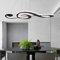 Dimmbar Kronleuchter Pendelleuchte Kristall LED Esszimmer Höhenverstellbar Hängelampe mit Fernbedienung Modern Rechteck Kunst Musik-Design Deckenleuchte für Wohnzimmer Schlafzimmer Studie Deko (Ø80cm)
