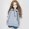 XiDonDon 30CM / 45CM / 60CM Puppenkleidung 1/3 1/4 1/6 BJD Puppenzubehör BJD SD DIY Mode Hoodie Spielzeug Puppen Kleidung (Gray,1/3)