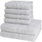 Ross - Cashmere Feeling - 4 X Handtuch 2 X Duschtuch - im Set (6er Set Chrom)