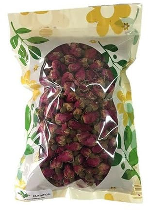 125g Boccioli di rosa rossa essiccati premium naturali (borsa da 4 once)