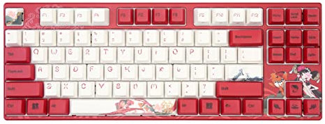 Varmilo VEA87 Koi TKL Gaming Tastatur, MX-Brown, weiße LED - US Layout
