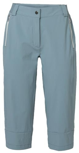VAUDE Damen Women's Farley Stretch Capri Iii Hose, Nordic Blue, 42 EU