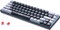 abucow 68-Key Mechanical Keyboard with Blue Backlight 60% Gaming Keyboard Black-Gray Keycaps - Red Switches for a Premium Typing and Gaming Experience on PC and Mac(Black-Gray Keyboard)