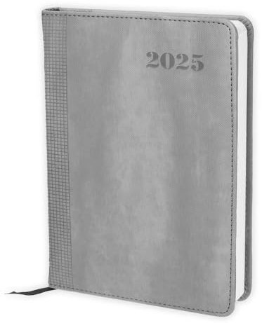 Trötsch Buchkalender A5 Grau 2025: Tagesplaner