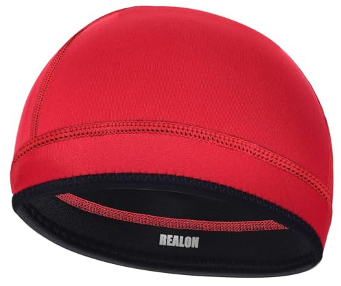 REALON Neoprene Scuba Diving Hood 2mm Thermal Swim Cap for Mens Women Youth Boys Girls, Long Short Hair Warm Clean Breathable Wetsuit Beanie for Swimming Surfing Hunting Skiing Cold Water Aerobics