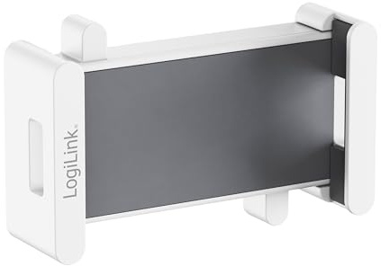 Logilink BP0204W - Klemmhalterung für 4,7–15 Geräte an Monitorarme (VESA 75x75), Farbe: Weiß