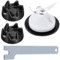 Rynplex Blender Replacement Parts, for KitchenAid, 4 Leaf Blender Blade and Blender Coupler with Spanner blender blade replacement
