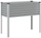vidaXL Pflanzkübel Grau 100x41x90 cm Stahl, Pflanzgefäß, Tomaten Pflanzkübel, Kräuterbeet, Blumenkasten, Pflanzkasten, Garten Pflanzkübel