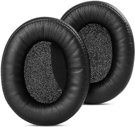 DowiTech Professionelle Ersatz-Ohrpolster kompatibel mit Mixcder E7 E 7 Kopfhörern, Ohrpolster aus hautfreundlichem Leder und Memory-Schaum