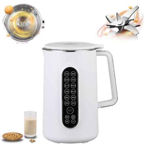 Mylk Machine,Mylk Nut Milk Maker Machine,12 Functions And 53oz Large Capacity,8 in 1 Automatic Nut Milk Maker Blender,Wall Breaker,Soybean Milk Machine with 12h Delay Start/Keep Warm/Auto Clean (1pcs)