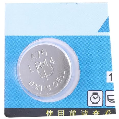 Rudiaoa Pila de botón, AG13 LR44 A76 L1154 pila de botón alcalina de 1,5 V para niños, reloj de batería