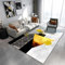 RUGMRZ Teppich Dekoration Wohnzimmer 120X160Cm Küche Teppichvorleger 22 Schlafzimmer Industrial Geometrisches Minimalistisches Kristallsamtsofa Komplett In Weiß Und Schwarz Bezogen