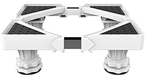DFGHNBVC Base per Lavatrice, Base Mobile Regolabile Multifunzione per Lavatrice, Asciugatrice, Condizionatore, Frigorifero, Piano Cottura, Forno A Parete, con 4 Piedini di Sollevamento Regolabili.