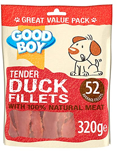 Good Boy Pawsley And Co Tender Duck Fillets 320G, brown
