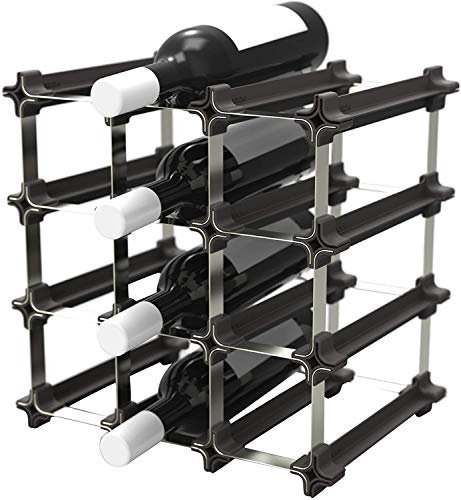 NOOK Weinregal 9er Small Kit - modulares Regalsystem für Weinflaschen - praktisches Flaschenregal flexibel erweiterbar zur optimalen Lagerung Von Flaschen