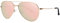 WOWSUN Classic Polarized Sonnenbrille für Damen Herren mit Etui (Rosa)