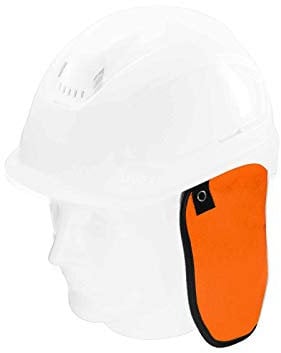 Uvex Nackenschutz für Pheos Helme, Farbe:orange