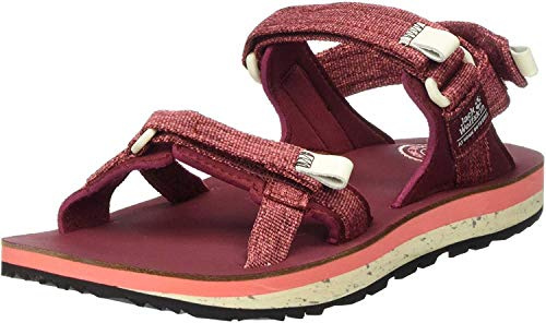 Jack Wolfskin OUTFRESH DELUXE SANDAL W, Sport Sandalen, Rot (carbernet/champagne 2136), 39.5 EU (6 UK)
