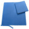 Sporttrend 24® 24 Schutzmatten + 48 Randstücke Set Farbwahl 60x60x1cm | 8,64qm | Bodenschutzmatte Sportmatte Gymnastikmatte Puzzlematte Fitnessmatte Unterlegmatte Trainingsmatte Yogamatte blau