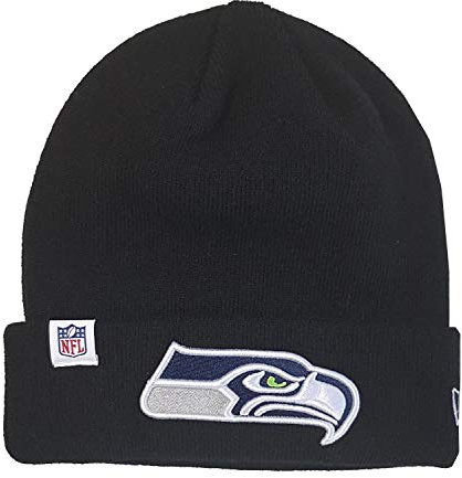 New Era Seattle Seahawks NFL Essential Logo Beanie - One-Size