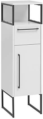 Schildmeyer Seitenschrank 146054 Limone, 30,4 x 112,5 x 33 cm, weiß matt