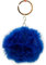 Pom Poms Plüsch Bommel Schlüsselanhänger Pompom Dunkel Blau