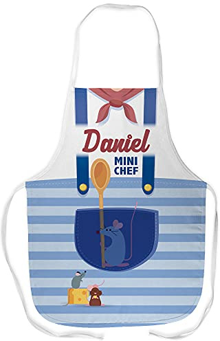LolaPix Delantal Infantil de Cocina Personalizado para Niño y Niña - Regalos Personalizados - RAT