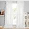 KGORGE Farmhouse Leinenvorhänge, durchscheinend, mit Rüschen, lichtfilternd, Fensterbehandlung, Privatsphäre, Boho-Dekoration für Betthimmel, Kinderzimmer, Breite 132 x Länge 241 cm, 2 Vorhänge