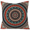 Epinki 40x40cm Zierkissenhülle, Kissenhüllen in Leinen mit Mandala Muster, Quadratische Kissenhülle für Zuhause Autos Wohnzimmer Schlafzimmer Büro Sofa Dekoration - Bunt, Stil 14