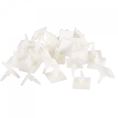 sourcing map 30 Pack Klebende PCB-Abstandshalter Kunststoffsäule 8mm für Leiterplatte