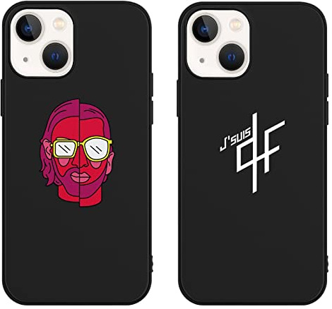 nurkorki [2 Stück] Hülle Kompatibel mit iPhone 13 6.1, Mode PNL QLF Cool Gemustert Kratzfest Stoßfest Handyhülle Cover Premium TPU Silikon Case Schutzhülle für iPhone13,01