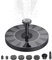 Andoer Solar Springbrunnen, Solar Teichpumpe mit 6 Effekte Solar Wasserpumpe Solar Schwimmbrunnenpumpe für Gartenteich, Pools, Fischbehälter, Vogelbad, Aquarium