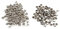 Joyzan 100 Set Rivet Cuir, Double Cap Cuir Snap Fastener Kit Calotte Métal Couture Artisanat DIY Bricolage Tubulaire Clous Goujon Casquette Tête Rond Plate Capuchon Rapide Décoratif Tissu Butt Screw