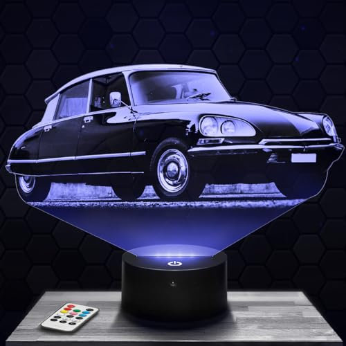 Nachttischlampe - Touch-Nachtlicht Auto DS 3D-LED-Lampe Illusion, Geschenkidee Weihnachten Geburtstag Junge und Mädchen Nachttischlampe Kinder- oder Erwachsenenzimmer TOP