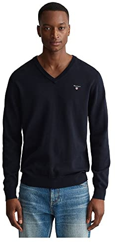 GANT Pullover mit V-Ausschnitt aus Einer Baumwoll-Wollmischung Herren