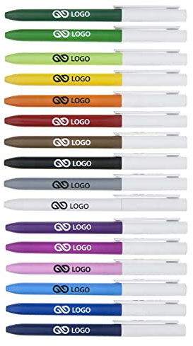 Wpro 250x Kugelschreiber Leroy mit Logo/Druck/Werbung/Aufdruck/bedruckt Werbeartikel