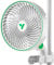 VIVOSUN AeroWave E6 Grow Tent Clip-on Fan 6”, Smart WiFi Control, US Patented Portable Indoor Fan, Strong Airflow but Low Noise, and Fully-Adjustable Tilt for Hydroponic Ventilation, White