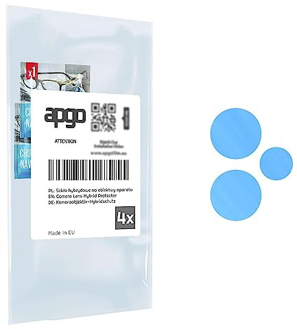 apgo Protector de lente 4x Protector de lente de cámara híbrido para Poco F5, protección de cámara, protector de lente de cámara 9H