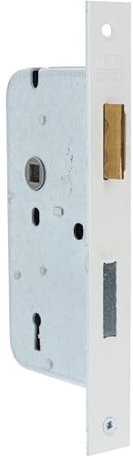 Nemef serrure de porte 66/2 72 mm blanc droit
