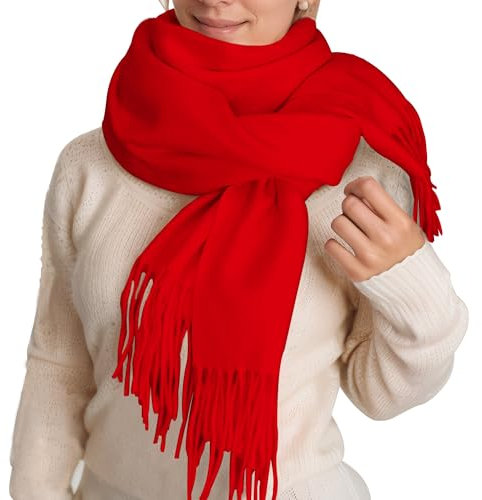 ehsbuy Geburtstagsgeschenke für Frauen Kaschmir Winterschal für Damen Große Weiche Warme Schals Pashmina Schals und Wraps für Weihnachten Hochzeit Abend