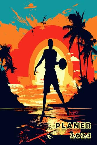 Taschenkalender 2024 Jungs: Wochenplaner, Gewohnheitstracking, Zielen, Budgets... Taschenplaner 2024 A5 - Mini Terminplaner 2024 Buchkalender - ... für Jung, Erwachsene & Basketballliebhaber.