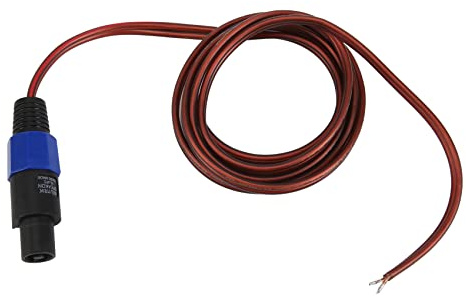 RESFNSE Speakon Speaker Cable Bare Wire Open End Cable, Speakon to Speaker Wire Audio Cord Amplifier Connection Cord for DJ/PA