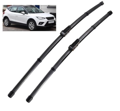 SYPPCH Coche Limpiaparabrisas para Seat Arona 2017 2018 2019 2020 2021 2022 2023, Escobillas de limpiaparabrisas de Primera Calidad, Limpiaparabrisas