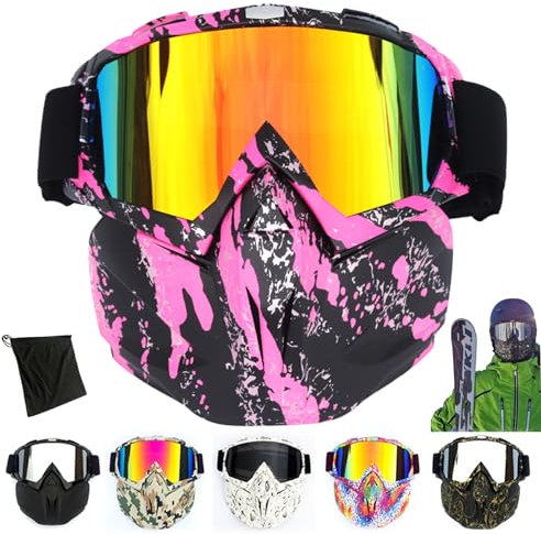 DANC Snow Ninja Mask, Snow Ninja Mask Goggles, Snow Ninja Ski Mask Goggles, Cold Weather Goggles, Outdoor Mask Anti Fog (G)