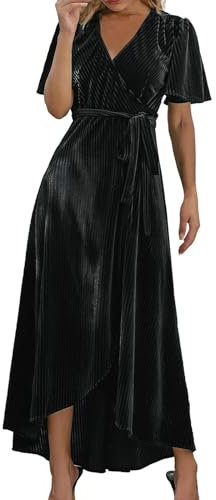 YOGALULU Sommerkleid Damen Kurz Partykleid FüR Mollige Cocktailkleider Festlich Blusenkleid Gr 42 Kleid Gr 50 Strickkleid Karo Kauer Ballkleider Designer 40er Jahre Mode Hochzeit Gartenparty Kleidung