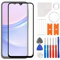 swark Kit de réparation en verre avant de 6,5 compatible avec Galaxy A15 4G/5G SM-A155F, SM-A156B avec OCA (pas d'écran LCD et numériseur tactile) avec jeu d'outils