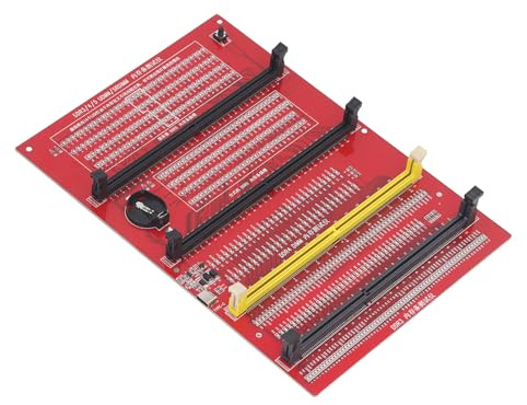 Testeur de Mémoire RAM, DDR3, DDR4, DDR5UDMM, Carte D'analyse DDR5RDIMM, Indicateurs LED avec Double Mode d'alimentation, Rapide, Assemblage de Patchs, pour Réparation